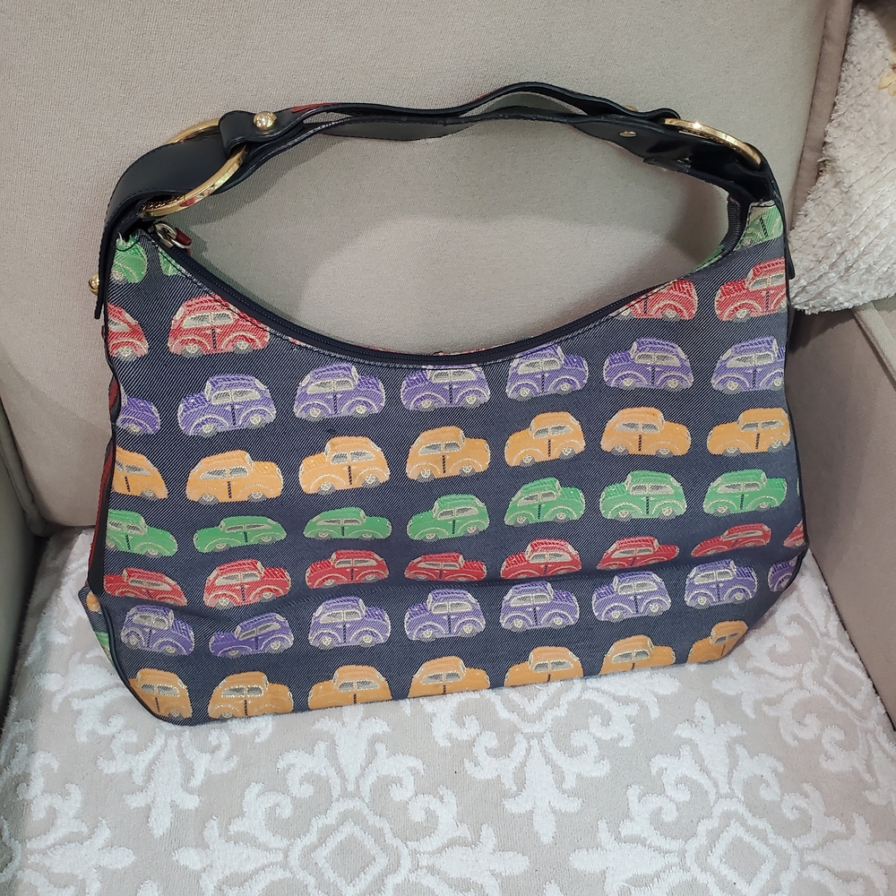 IUC Colorful Braccialini Car Patterned Women's Bag